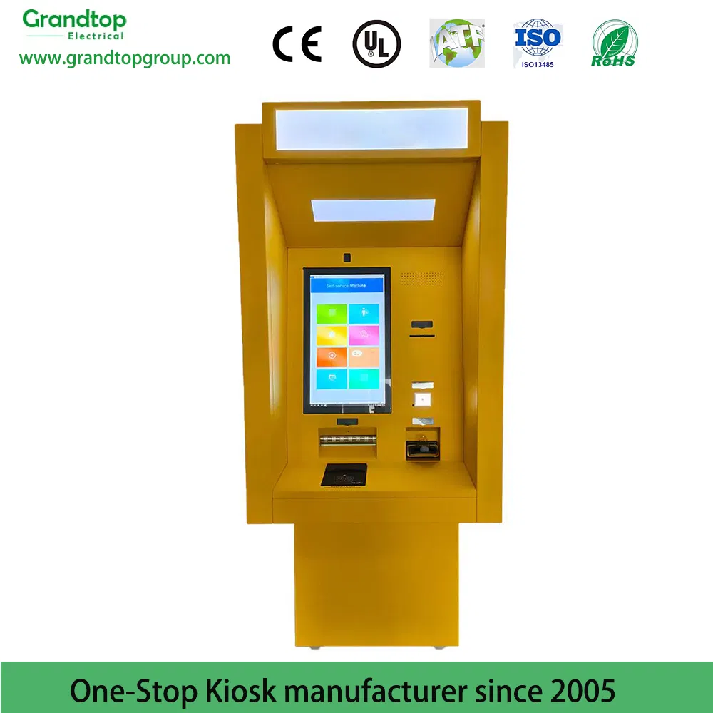 Customized Bank ATM Kiosk Water Resistant Cash Deposit ATM Machines