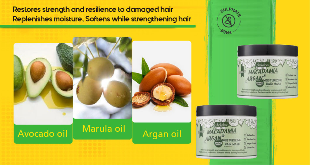Hydrating Macadamia Repairing Argan Oil Hair Mask Professional Hydrating Hair Mask