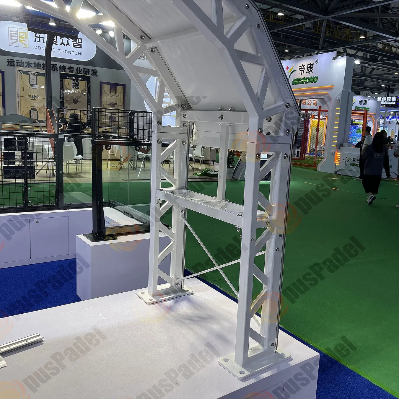 Manufacturer Panoramic Techo De Padel Court Cover Outdoor Canopy Tennis Court Sports Tent Paddle Court with Roof
