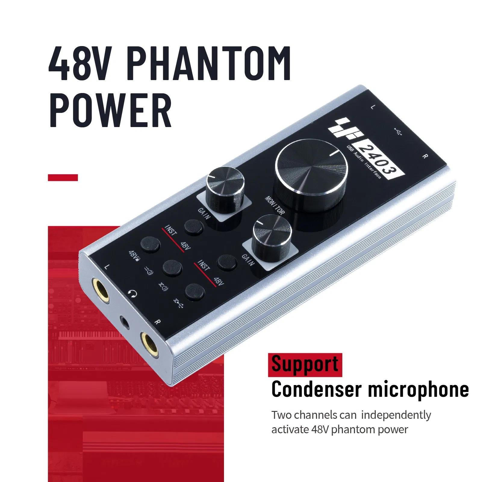 Simplefly Mini Audio Interface 24bit/192kHz