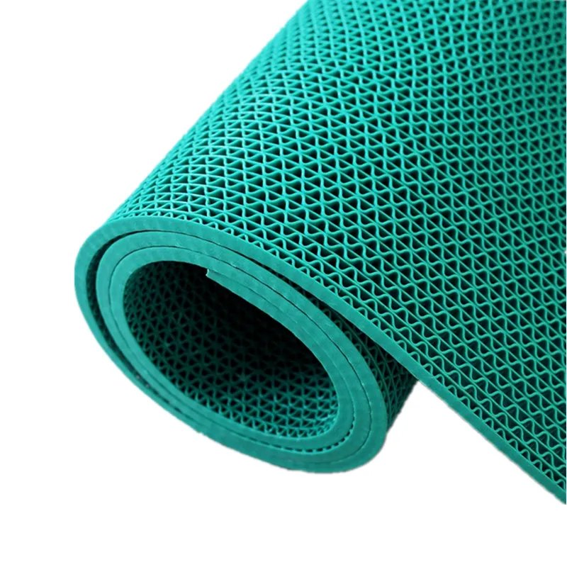 Anti Slip Drainage Thick Soft PVC Plastic S Z Mat Outdoor Swimming Pool Toilet Shower Mesh Bath Mat