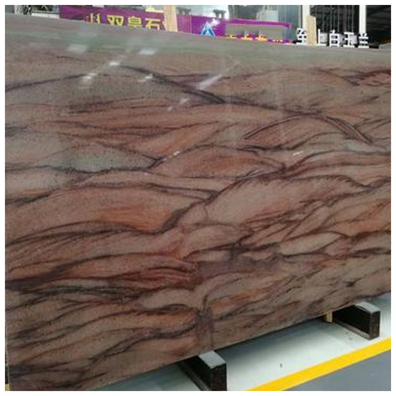 Luxury Brazilian Red Colinas Exotic Quartzite for Feature Wall and Countertops