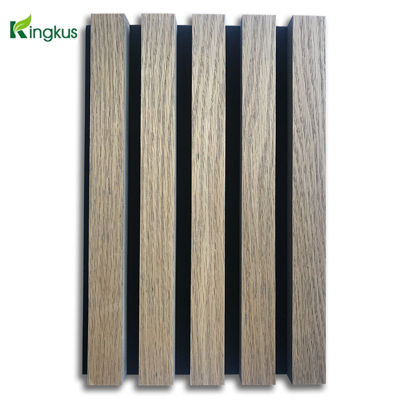 Decorative Timber Wood Panel with Pet Wall Panel for Building Material