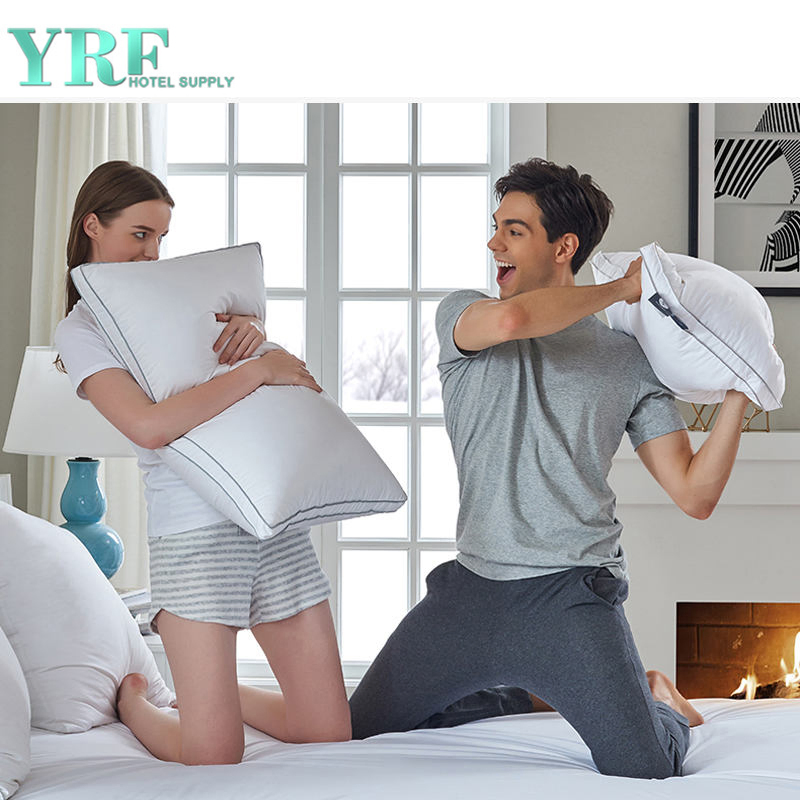 Chinese Supplier White 100% Cotton Standard Hotel Use Cheap Goose Down