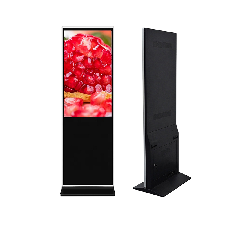 55 Inch 2K Interactive Floor-Standing Monitor Kiosk for Retail