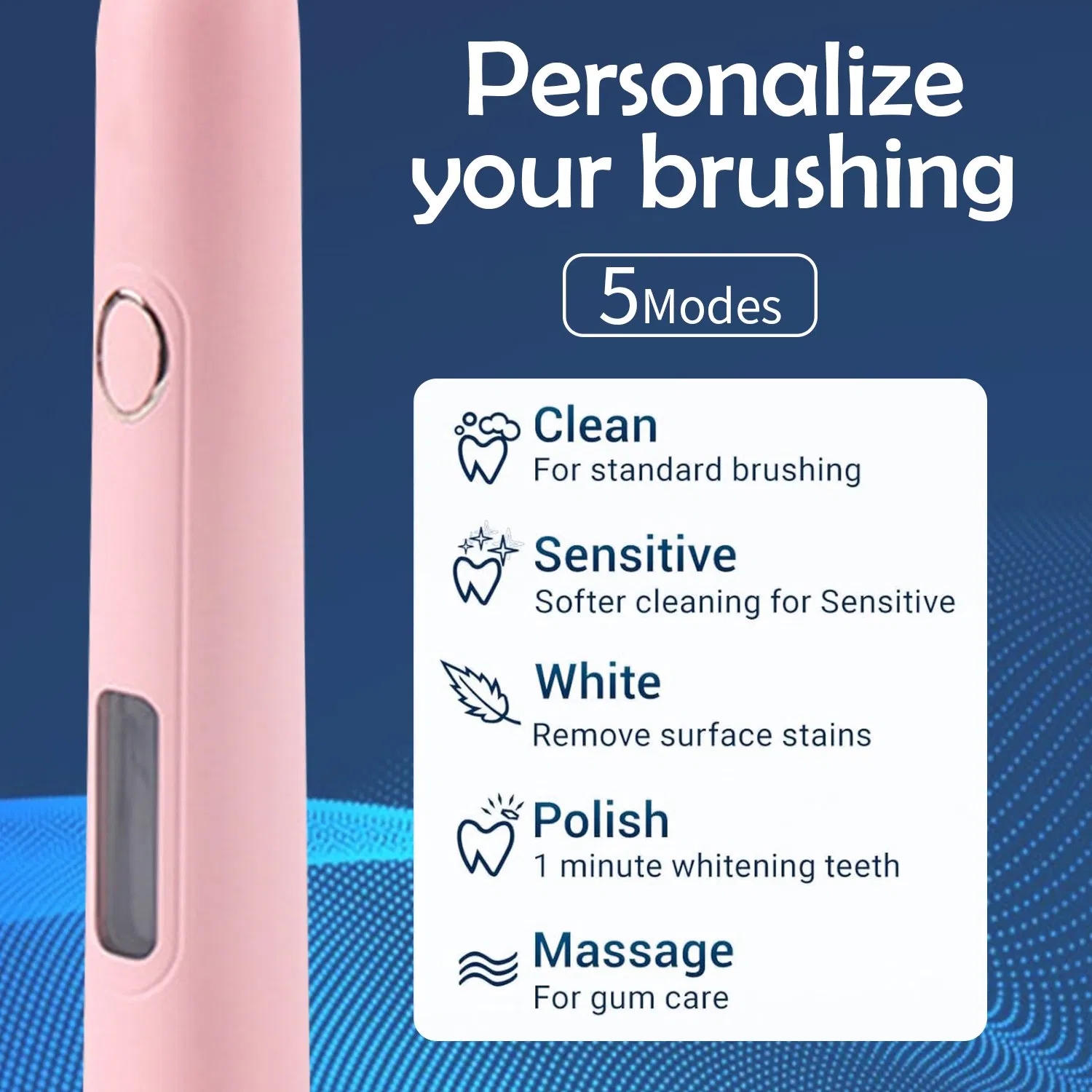 CE Electric Toothbrush China Manufacturer Ipx7 Rechargeable