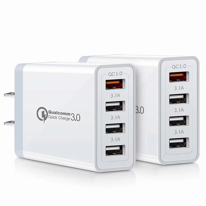 Wholesale 33W EU Us UK Adapter Fast Charging Type-C USB-C Pd3.0 Charger 33W-4USB