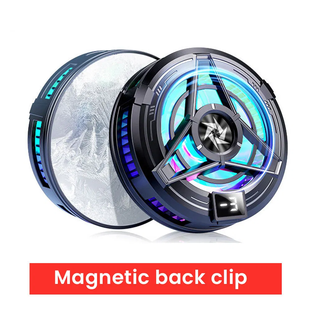 Factpry Semiconductor Cell Phone Game Radiator Powerful Gaming Mobile Cooler with RGB Light