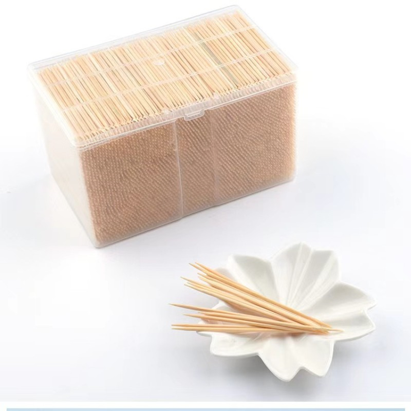 Bamboo Toothpicks with Individual OPP Packaging