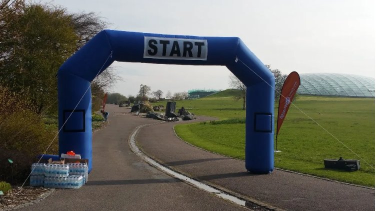 Customizable Inflatable Start Finish Line Arch for Events