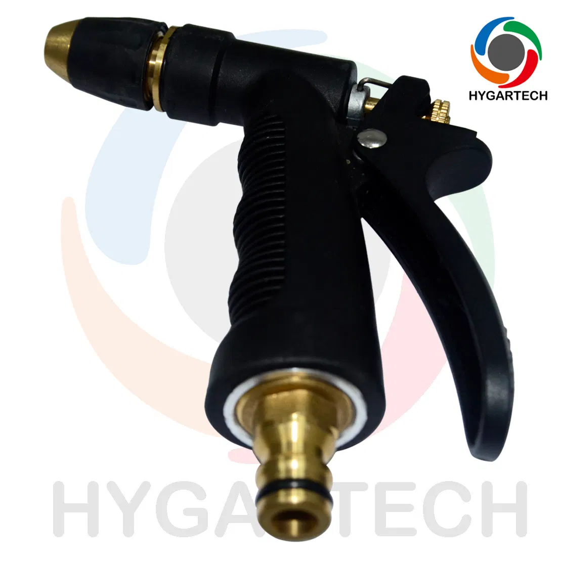 Manual Brass Spray Nozzle with Rubber Cover Soft Grid Holder and Adjustable Nozzle