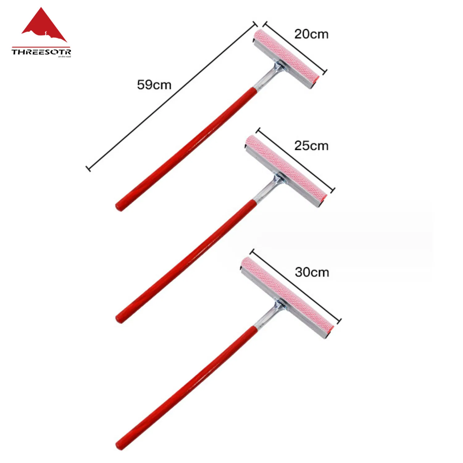 Набор щеток для мытья окон из губки и дерева
