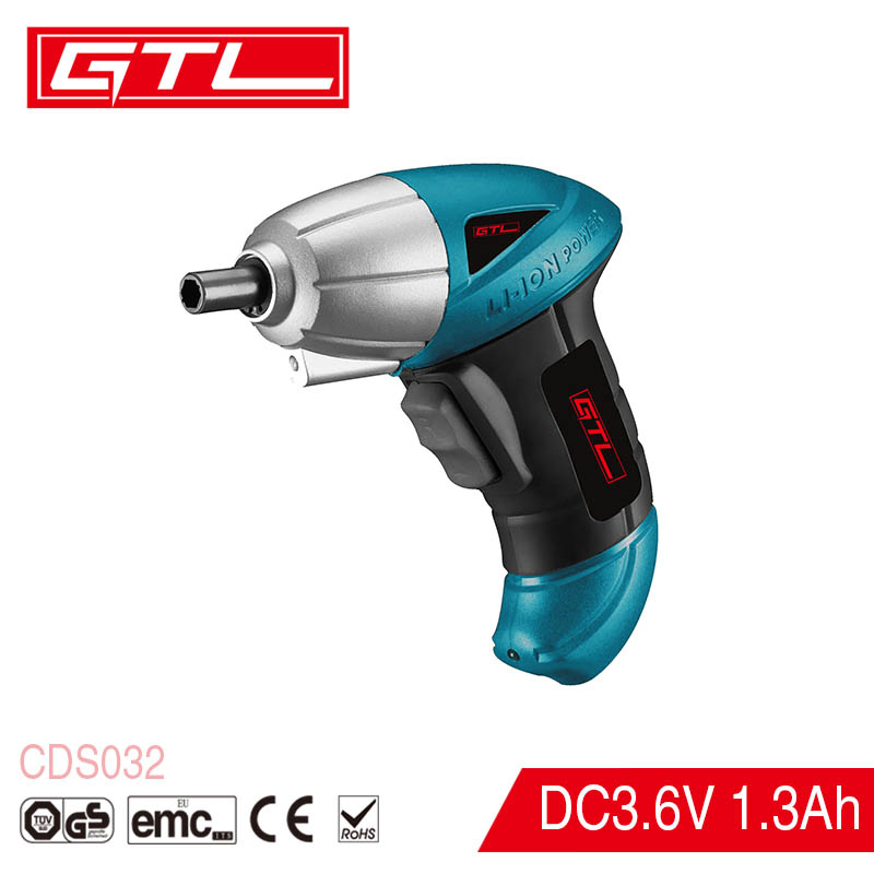 Rechargeable Power Tools Magnetic Screw Driver DC3.6V 1.3ah Cordless Screwdriver (CDS032)