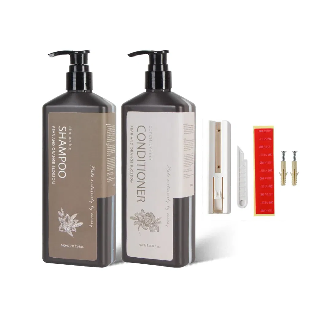 Customized Shampoo Holder Bracket Bathroom Square Bottle Shampoo Holder for Hotel