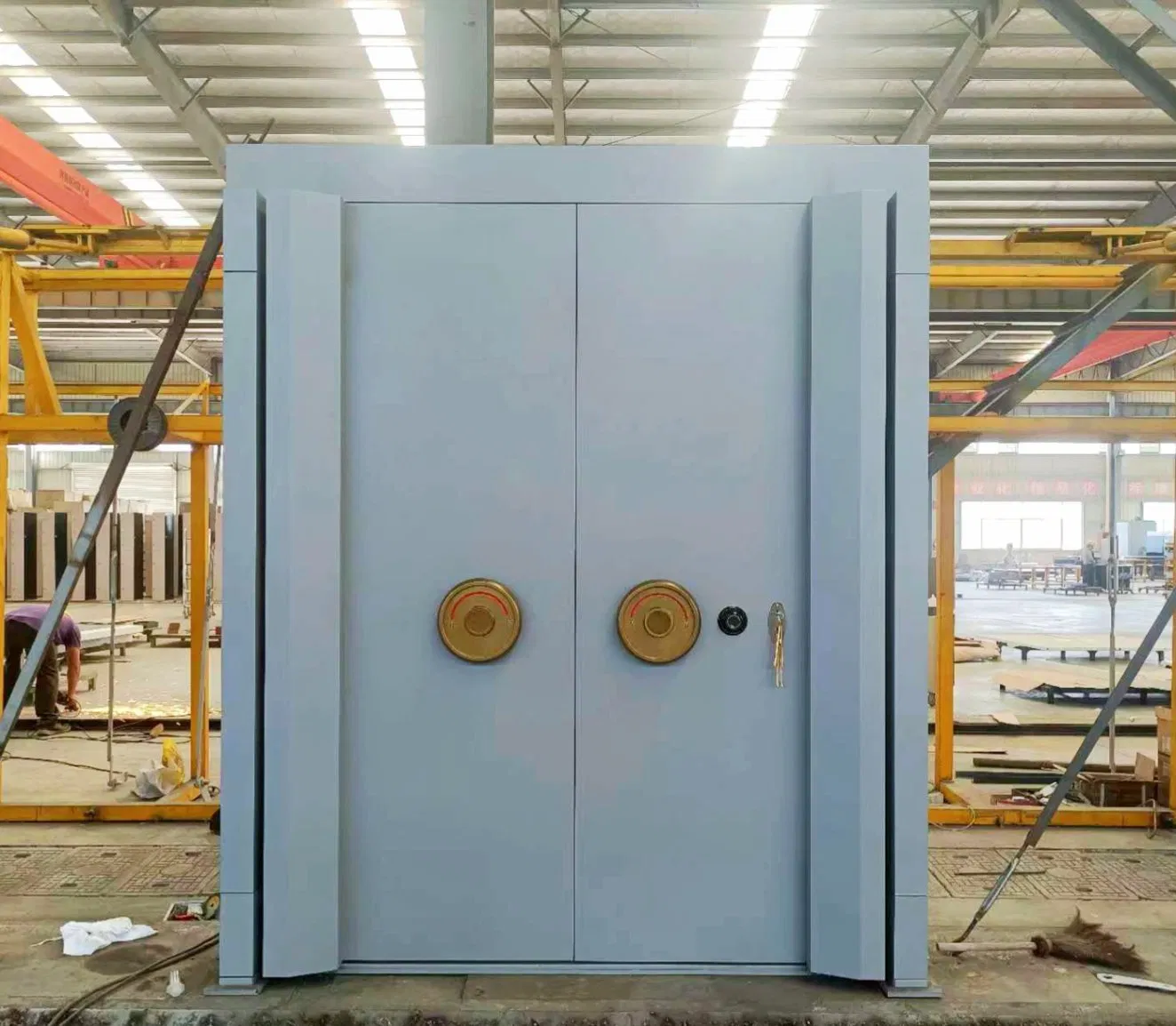 Double Leaf Swing Bank Vault Door