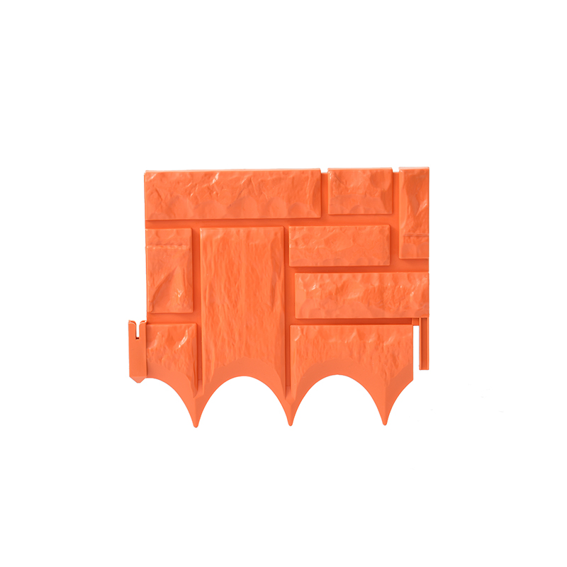 Factory Direct Sale Mini Garden Fence Cobbled Stone Effect Yard Landscaping Lawn Decorations Plastic Garden Fence (WL-015-1)