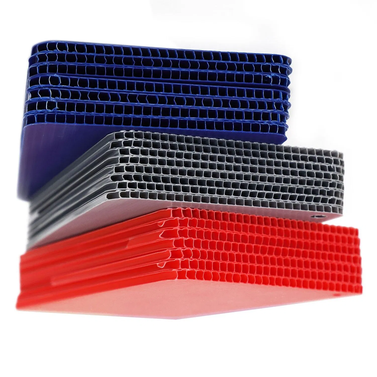Red Color PP Hollow Plastic Sheets for Signs and Box