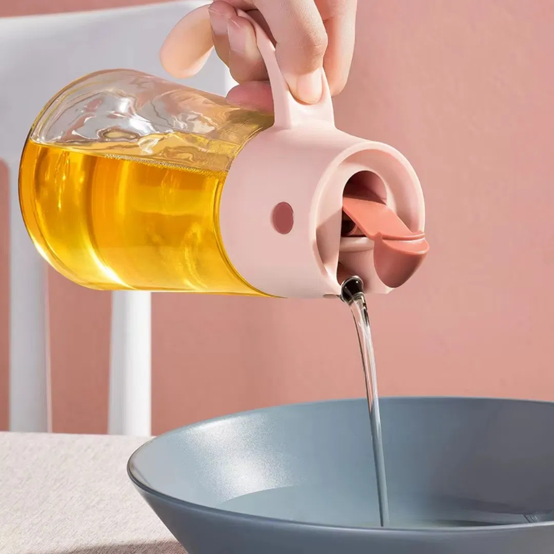 Simple Appearance Dual-Mode Glass Oil Kettle