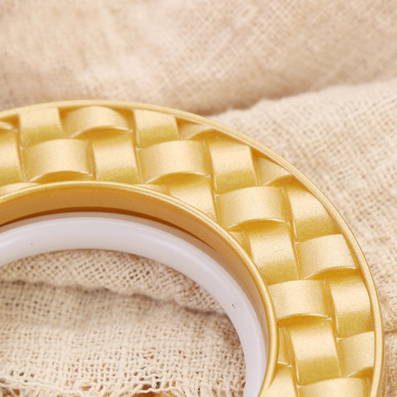 Nanoscale Low Noise Inner 40mm Woven Curtain Eyelet Roman Rings Clips for Shower Curtain