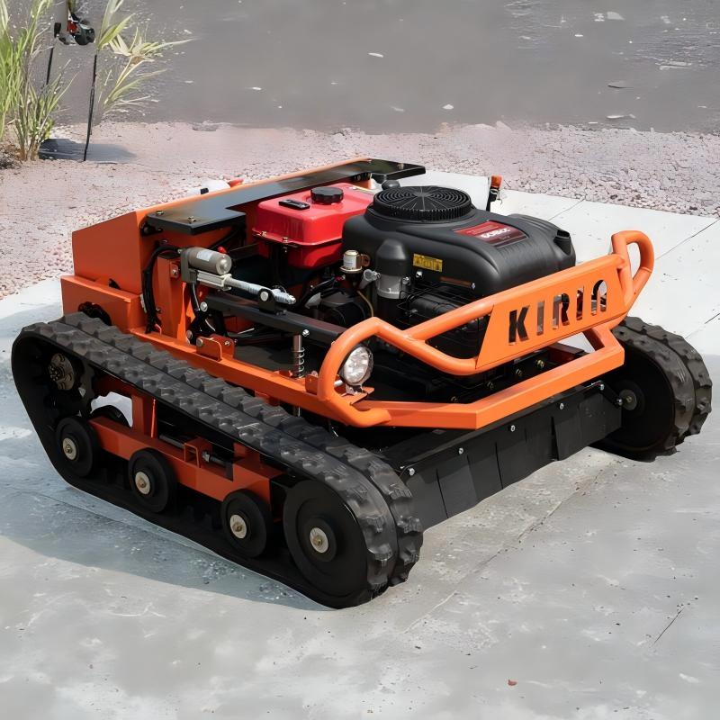 Free Shipping All Terrain Small Automatic Robot Smart Crawler Mower - CE Farm 20-150mm Cutting Height Remote Control Lawn Mower