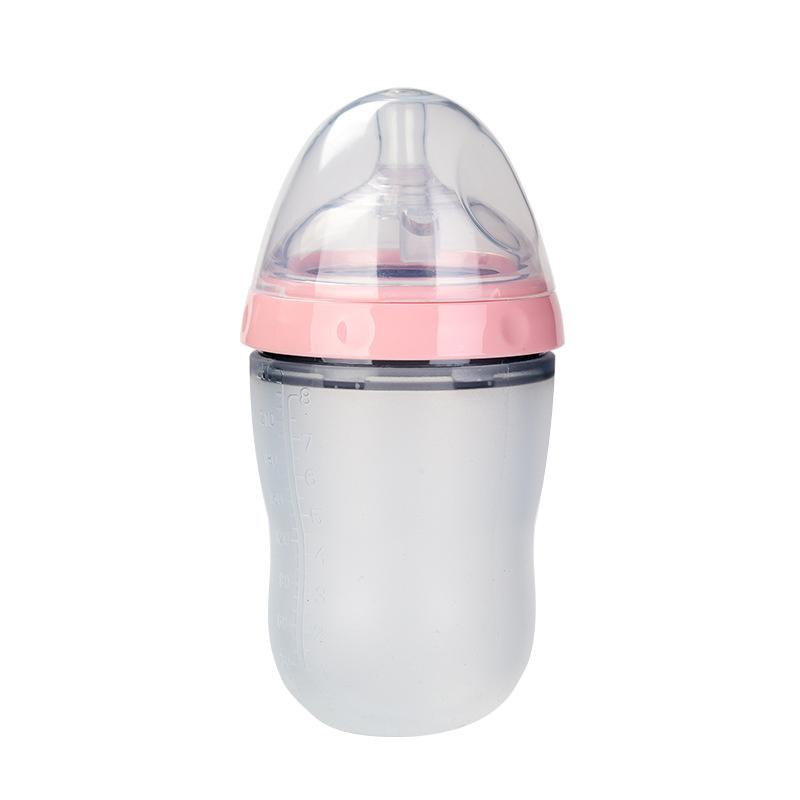 Silicone Bottle Infant Bottle Anti -Drop 250ml150ml Wholesale