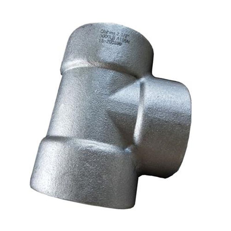 3000# 2-1/2" Carbon Steel A105n Tee Forged Pipe Fitting