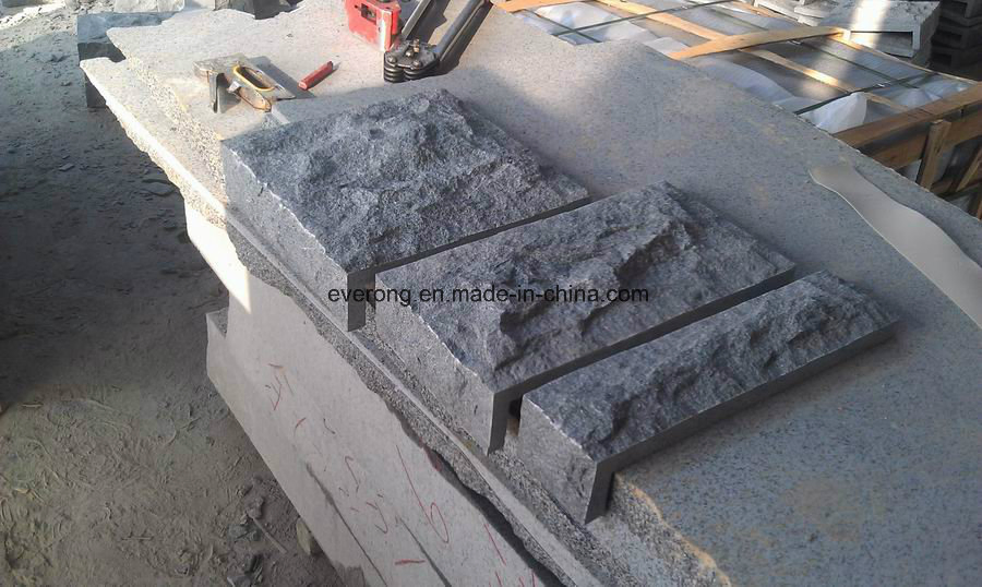 China G654 Dark Grey Granite Mushroom Natural Finished Tile Exterior Wall Tile