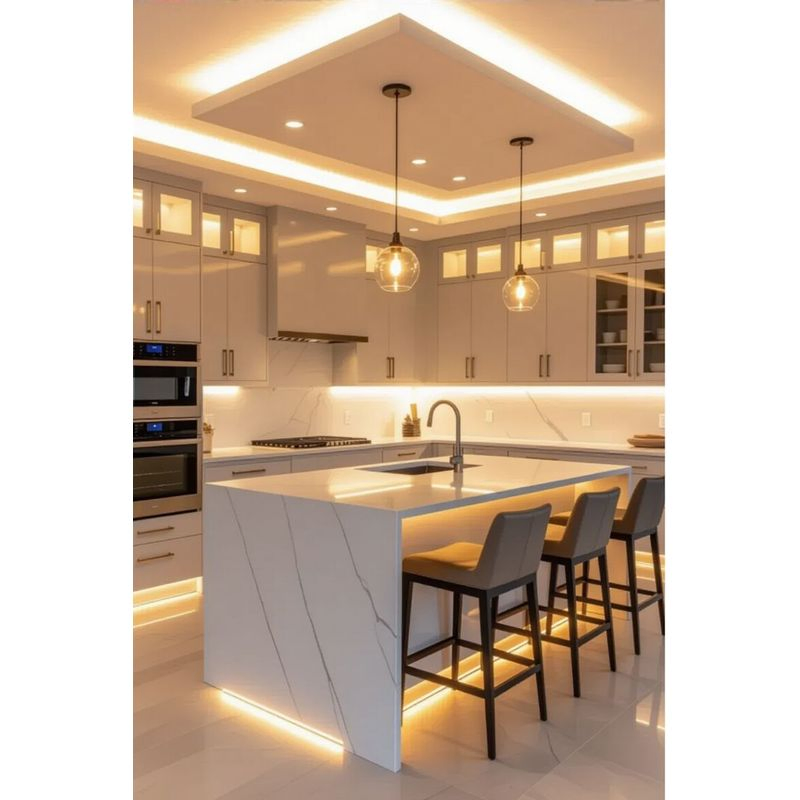Exquisite Precision Prestigious Refinement Enduring Polished Modern Tailor Production Plywood Kitchen Cabinet