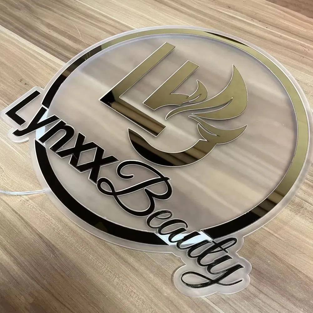 Acrylic Logo Custom LED Channel Letters Shop Display Company 3D Business Backlit Signs Store Outdoor 30 12 LED Strips 1 Set
