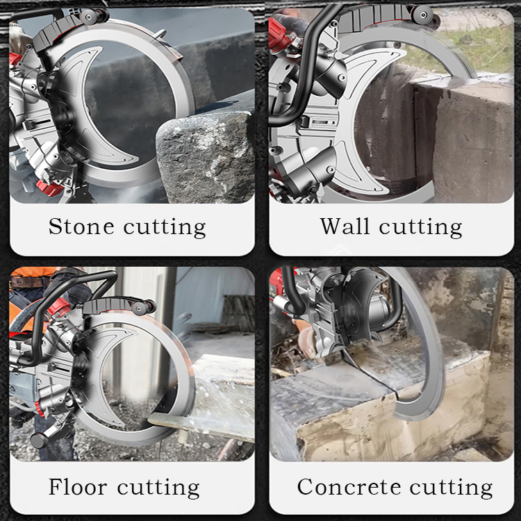 Reinforced Concrete Wall Cut High Power Industrial Handheld Electric Saw Cutting Machine