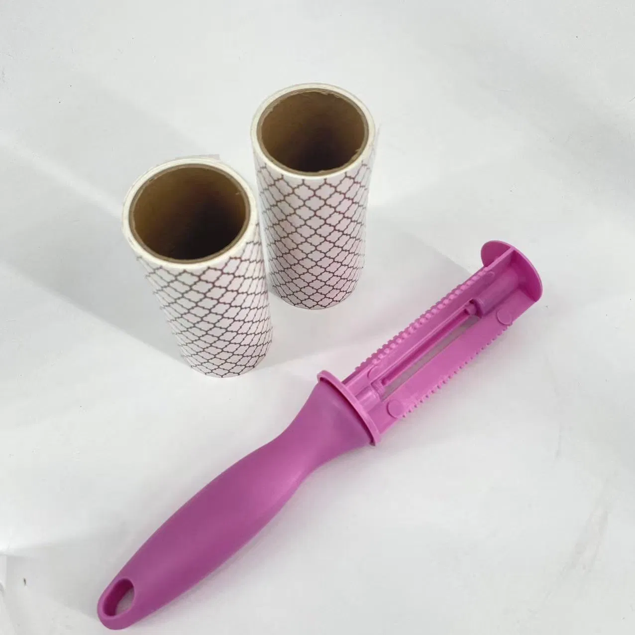 60 Sheets 24cm Lint Roller 2 Pack Spiral Style Sticky Paper 9.5" Lint Remover Roller Lint Roller Manual