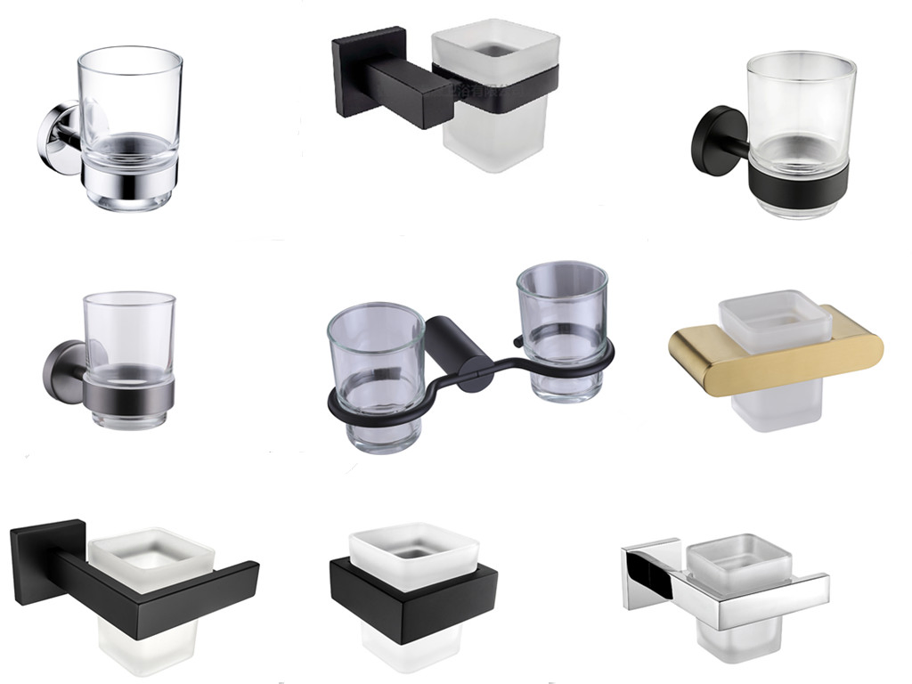 Держатель для стаканов Bedier, матовый черный