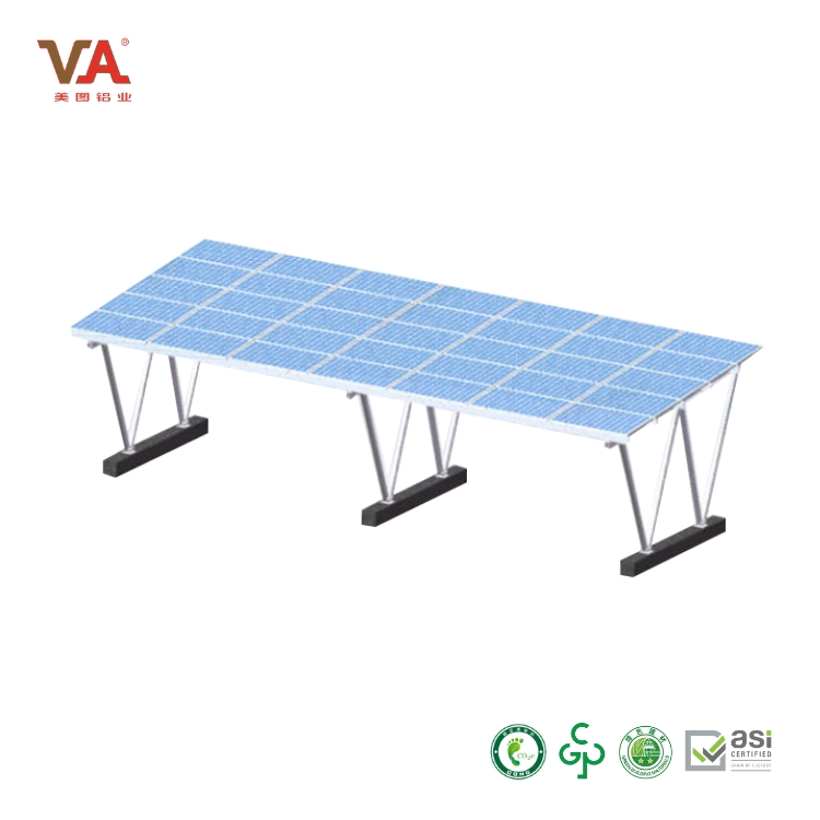 Versatile Designed Aluminum Solar Shelf for Easy Installation