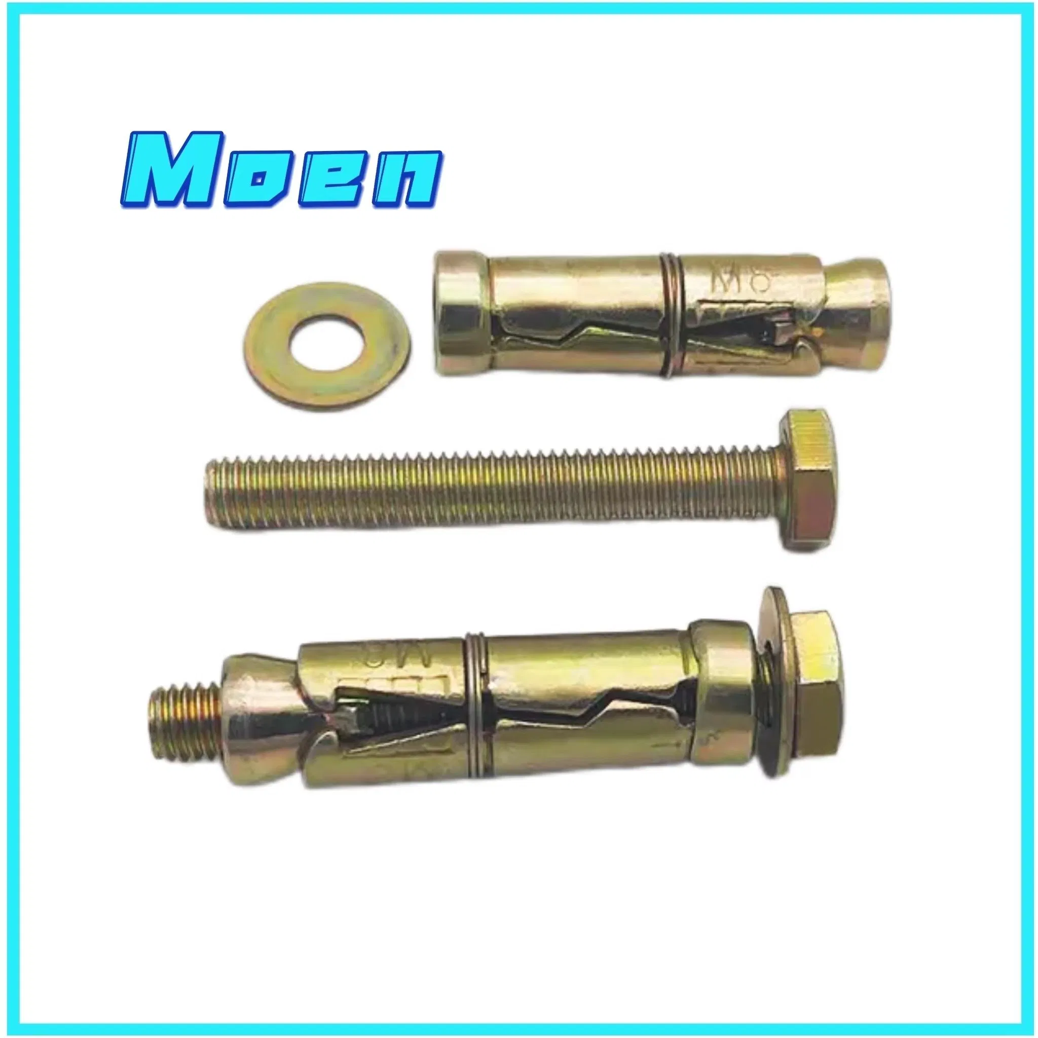 Анкерный болт с гайкой и шайбой, 3 шт