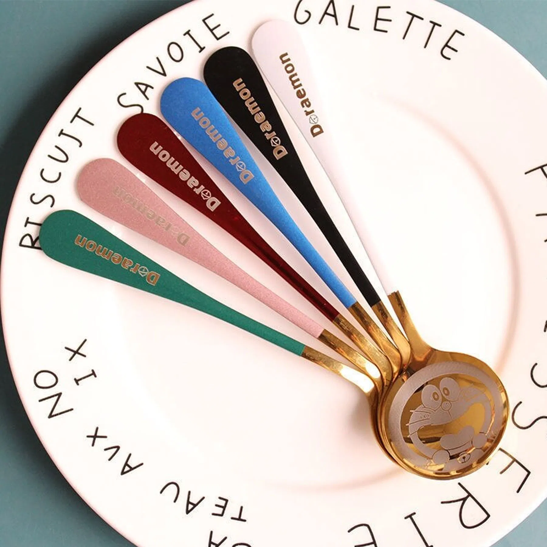 Special Cute Design Spoon Stainless Steel Coffee Round Head Spoon