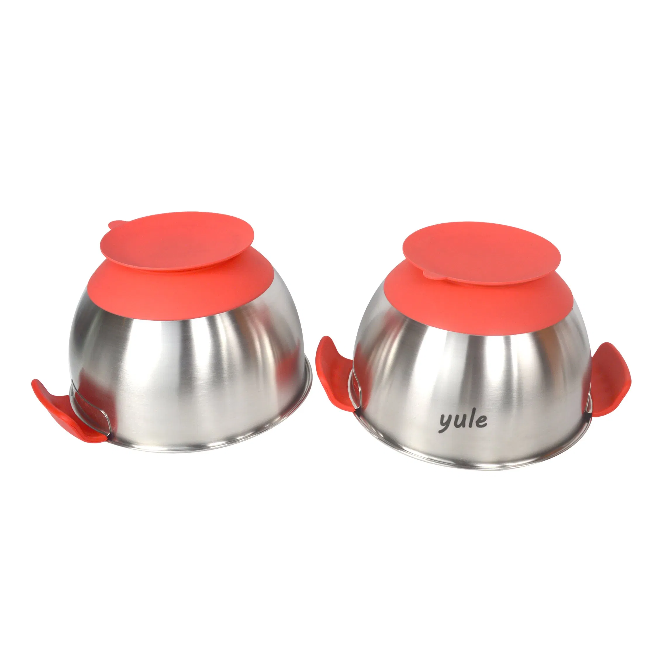 Colorful Silicone Non Slip Sucker Bottom Design Europe Style Kitchen Tools Egg Beating Bowls