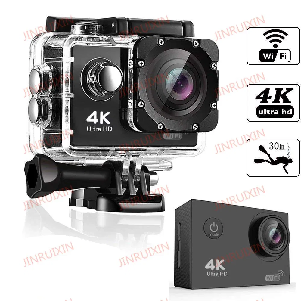 Wholesale Price High Quality WiFi Action Camera Ultra HD 4K 24fps 1080P/60fps Go Waterproof PRO Style