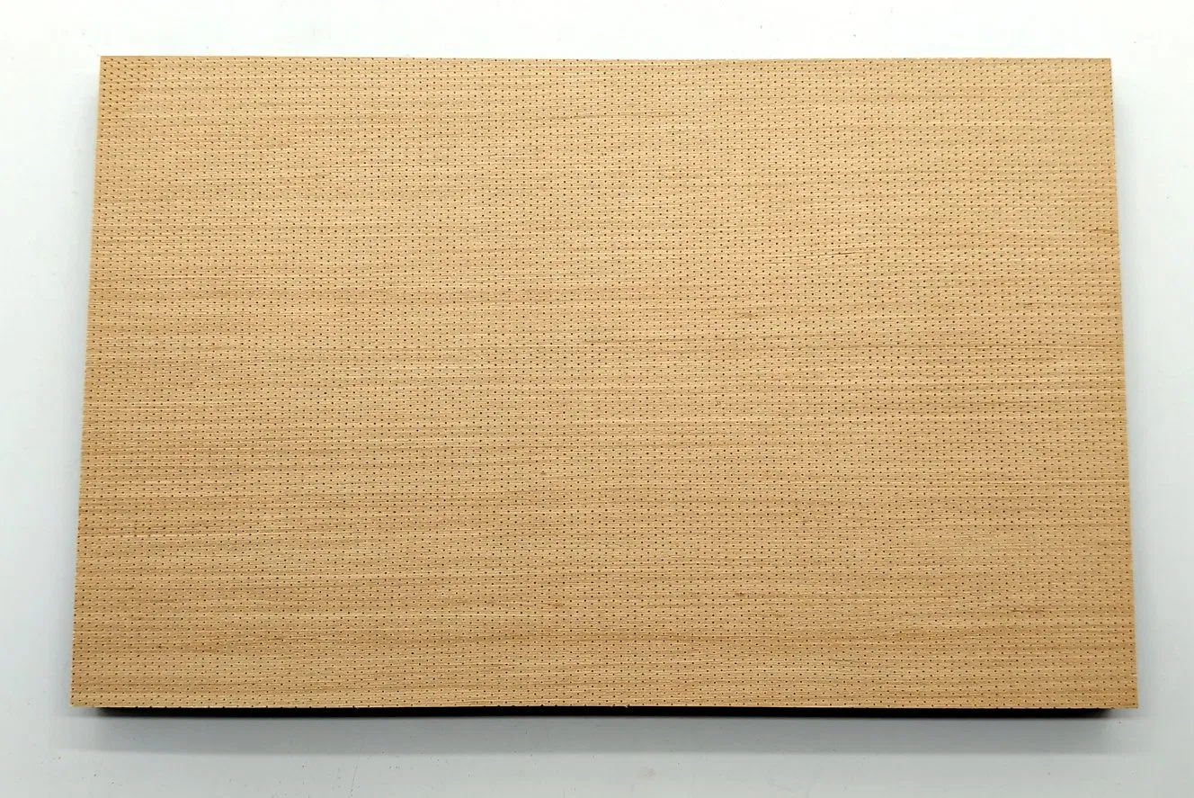 Builidng Material Ceiling Board Veneer Micro Perforated Acoustic Panel