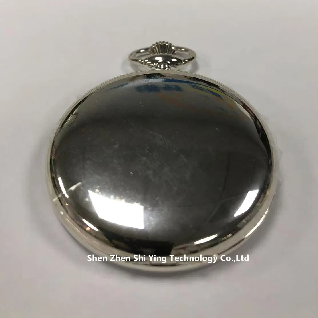 Custom Japan Movement Engraved Golden Copper Pocket Watch Chain