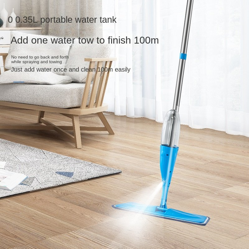 Dual-Use Spray Mop Wet or Dry with Manual Squeezer Household