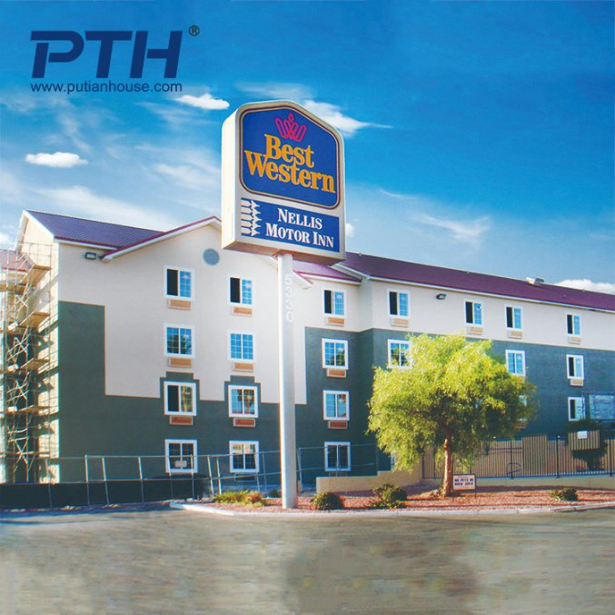 Luxury Prefabricated Light Steel Villa as High Quality Modular Home/Hotel