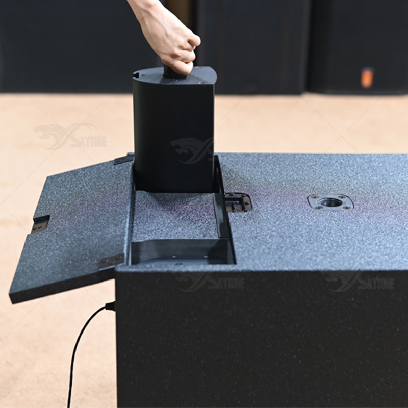 Portable Column Speaker with 15 Inch Active Subwoofer Audio System with DSP Amplified