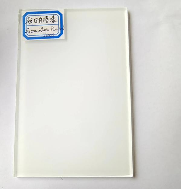 3-12mm Green /Blue Super White Lacquered Glass for Building