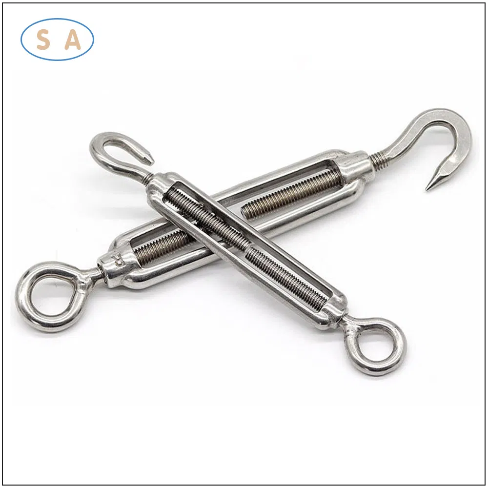 Customized Stainless Steel Rigging Eye Screw Hardware Hook Turnbuckle
