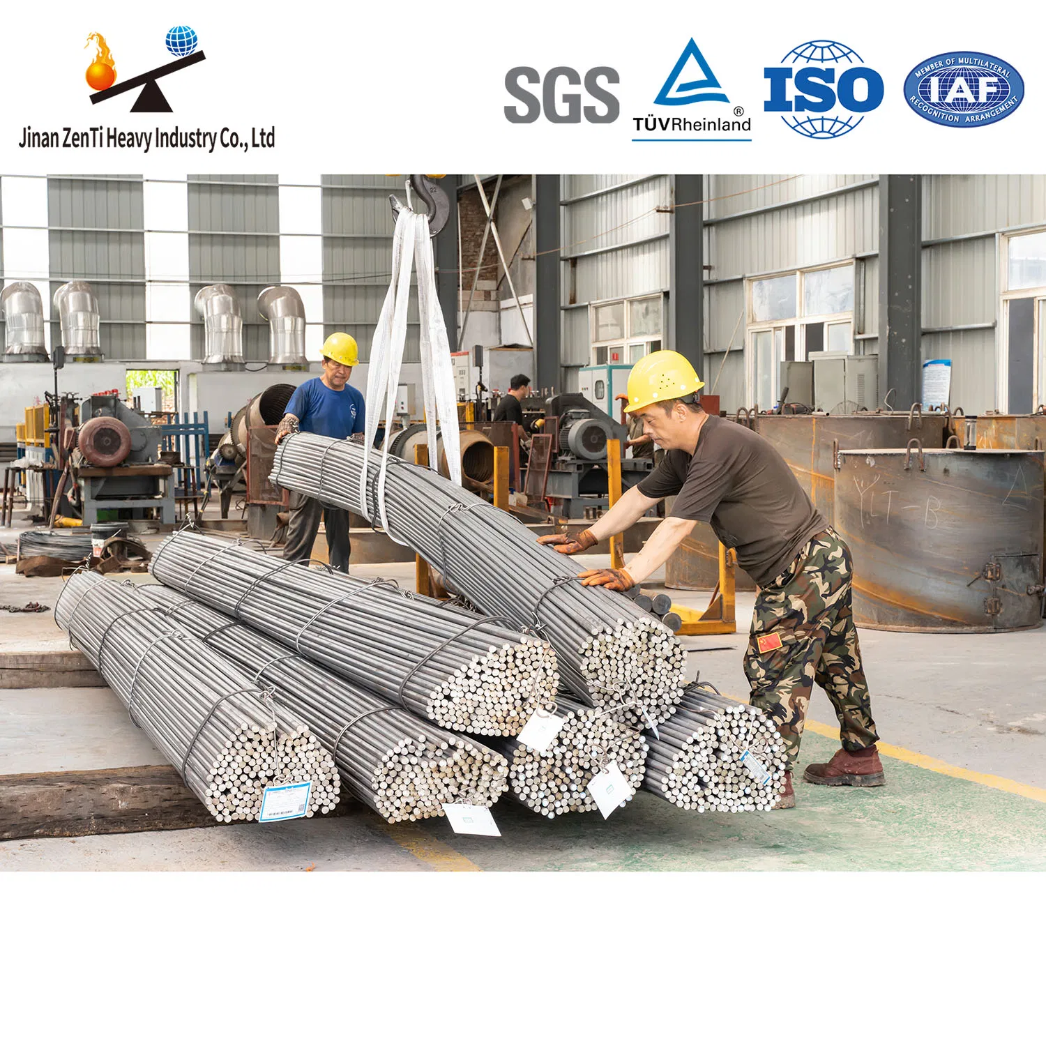 Стальные мелющие стержни для горной и цементной промышленности