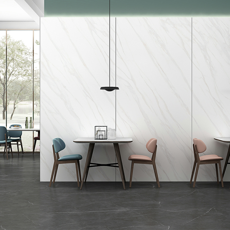 Polished Modern Kitchen Countertop Large Format Big Slab Interior Artificial Sintered Stone Slab