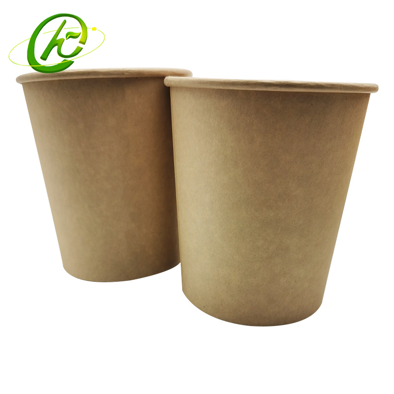 Disposable Custom Printed Cardboard Soup Rice Salad Ice Cream Kraft Paper Bowl