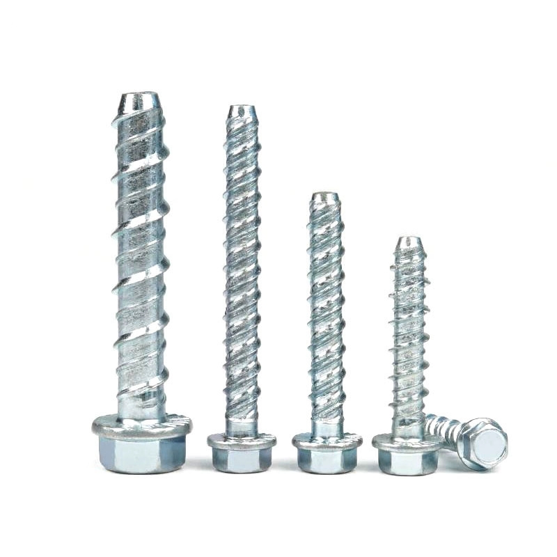 Carbon Steel Flange Galvanized Washer Head Fix Bolt Expansion Anchor Self Drilling Concrete Screw