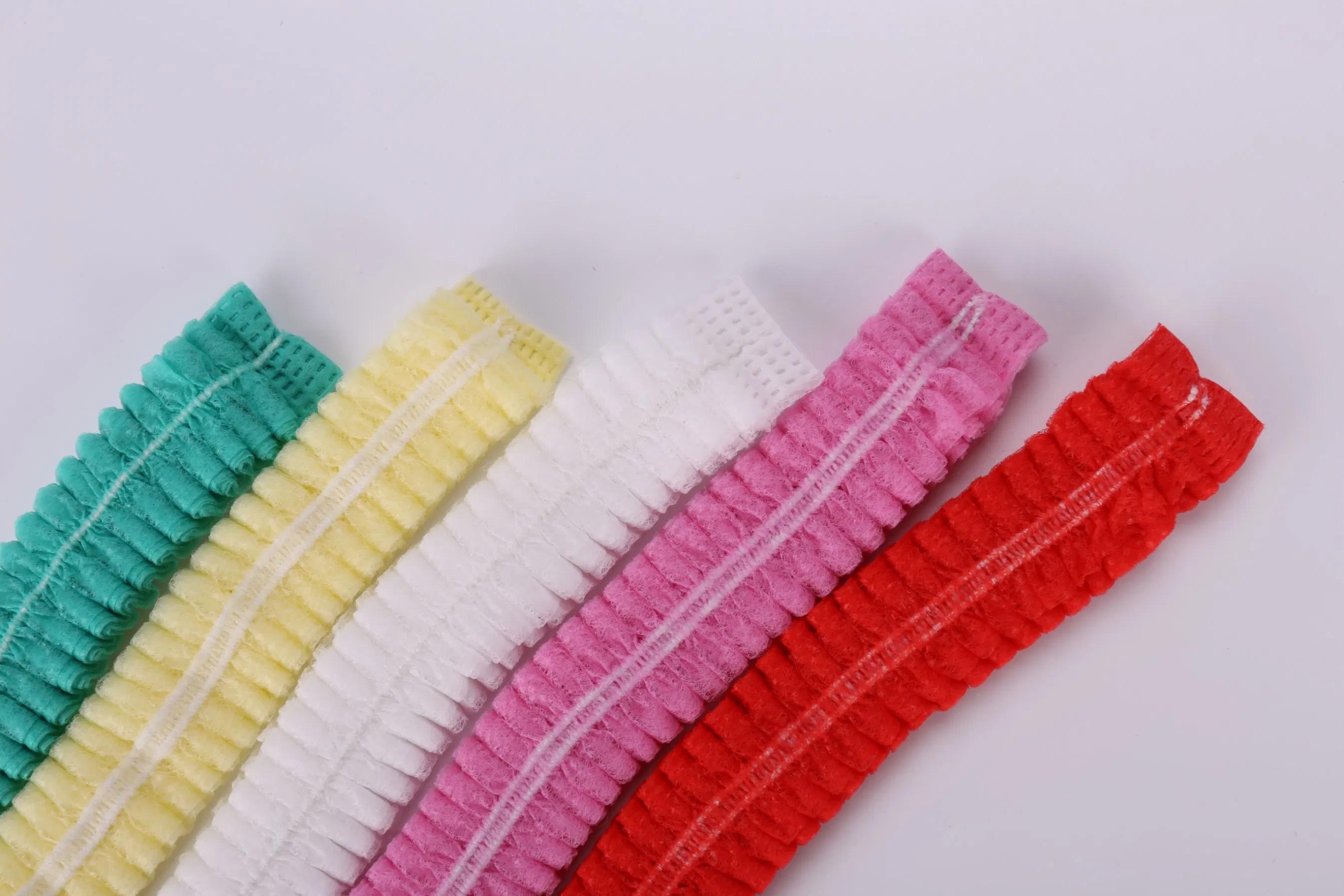 Customized Non-Woven Safety Products Food Factory Disposable Mob Cap Factory Price Health Skin-Friendly Disposable Clip Cap