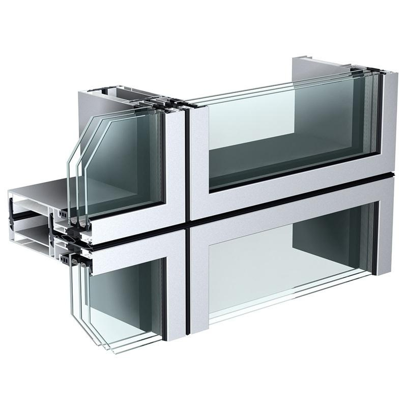 Building Facade System Design Visible/Invisible Frame Exterior Glass Curtain Wall